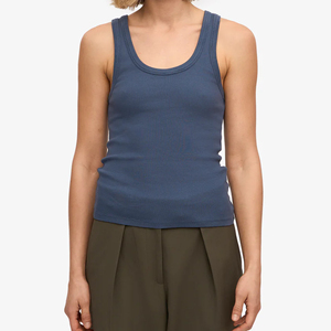 <b>Tops</b> Summer Custom Casual Ribbed Slim Fit tank <b>Top</b> Women High Quality Gym Fitness Workout Sleeveless T-Shirts Women Streetwear - Product Image 1
