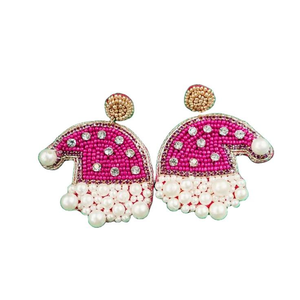 Pendientes de Frutas, Pendientes de Comida, Pendientes de Bordado con Cuentas Planas, Joyería de Sandía de MD HANDICRAFTS - Product Image 6