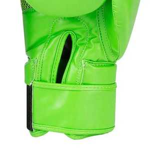 Guantes de boxeo de cuero vacuno auténtico personalizados de 1.1 mm de grosor, color verde, diseñados para rendimiento y durabilidad, guantes profesionales. - Product Image 4