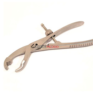 Orthopedic Bone Holding Forceps 7.5 Inch Self-Centering Ratchet Lock Surgical <b>Clamp</b> Manual Stainless Steel Bone Reduction SIGAL - Product Image 2