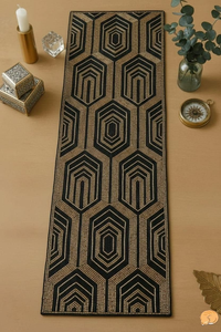 Caminos de Mesa de Lujo Tradicionales Hechos a Mano en India con Cuentas de Semillas y Bordados Personalizados de Alta Calidad al por Mayor - Product Image 2