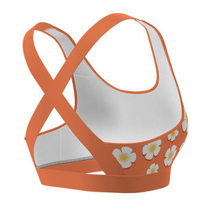 Soutien-gorge sans couture respirant, écologique, de qualité supérieure, à motif écossais, à maintien moyen, grande taille, pour la sublimation et la conception professionnelle - Product Image 3