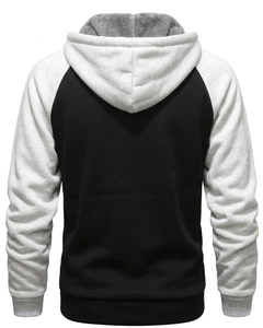 Latest Design Custom Embroidery Print Logo Men Heavyweight Hoodie Winter Fleece Lined Thermal <b>Zip</b> <b>Up</b> <b>Jacket</b> Wholesale Streetwear - Product Image 4