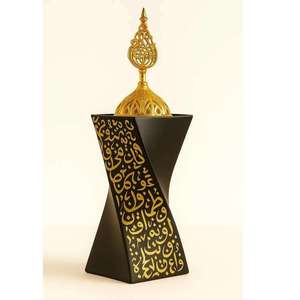 High Quality Eco-friendly Durable Religious Wood Resin Bakhoor Burner for Wedding Gift From India - Product Image 4