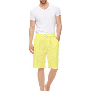 Shorts Bermuda pour homme en polyester uni, taille mi-haute, cordon de serrage, séchage rapide, vêtements décontractés - Product Image 2