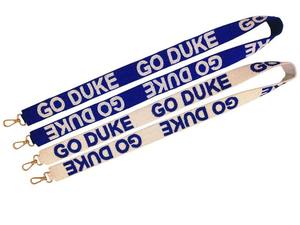 Sangles de sac perlées personnalisées « GO BEARKATS » – Sangles de sac ajustables aux couleurs d'équipe orange et bleu, vente en gros pour l'esprit universitaire - Product Image 4