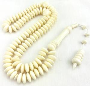 Cuentas de Tasbih Islámicas Modernas Hechas a Mano con Hueso Tallado, Ecológicas, Regalo Religioso Coleccionable - Product Image 2