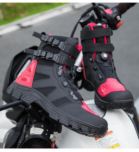 Comfortable Custom Made Motorbike Shoes Motorbike Genuine Leather Shoes Top Selling Motorbike <b>Boots</b> For Sale - Product Image 6