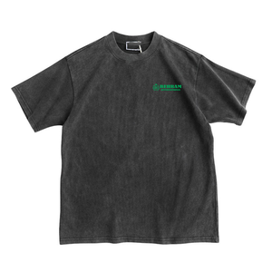 เสื้อยืดคอกลมแขนสั้นผู้ชายสไตล์ฮิปฮอป พิมพ์ลายตามสั่ง ผ้าใยไผ่ 100% คุณภาพสูง 180gsm ซักกรด แห้งเร็ว - Product Image 3
