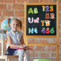 Autocollants magnétiques pour enfants, ensemble de jeu magnétique éducatif, jouets magnétiques réutilisables pour l'apprentissage et le jeu créatif des enfants