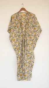 ชุดเดรสผ้าฝ้ายลายดอกไม้สำหรับผู้หญิง สไตล์โบฮีเมียนลำลอง เหมาะสำหรับใส่เที่ยวพักผ่อนช่วงฤดูร้อน - Product Image 5