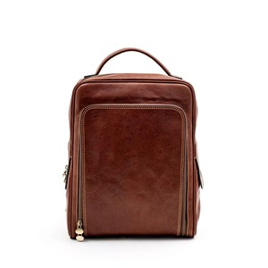 High Quality Genuine <b>Leather</b> <b>Men's</b> Office <b>Backpacks</b> Premium Laptop Outdoor Stylish Cowhide Brown School Bags Custom Logo Travel - Product Image 1