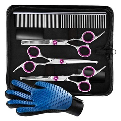 Tijeras de Peluquería Profesionales de Acero Inoxidable para Mezclar y Cortar Cabello, Kit de Accesorios para Barbería - Product Image 6