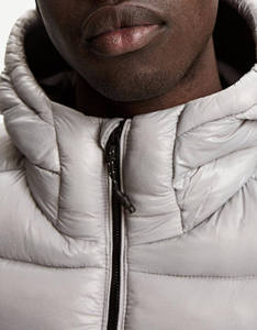 Men Shiny Hooded Puffer <b>Jacket</b> <b>Waterproof</b> and <b>Padded</b> Design Winter <b>Jacket</b> for Men Lightweight & Warm Perfect for Outdoor Wear - Product Image 4