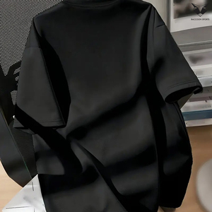 Camiseta informal de cuello redondo para mujer con diseño de lazo en 3D, tejido de punto de poliéster, longitud regular, para todas las estaciones, camiseta extragrande - Product Image 3