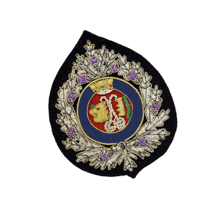 Badges brodés sur mesure de haute qualité en fil de bullion, écologiques, sans nickel, de luxe, lavables pour vêtements - Vente en gros - Product Image 6