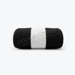 Al por mayor, muñequeras deportivas de algodón de rizo con logotipo personalizado bordado para tenis, fútbol y béisbol, hechas en Pakistán - Product Image 4