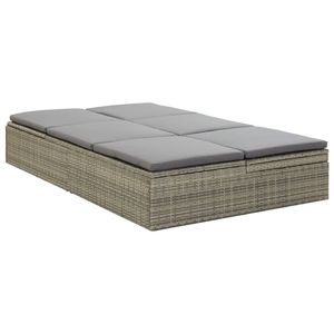 Tumbona Gris y Gris Oscuro - Product Image 5