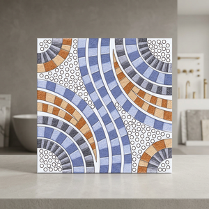 Mosaïque 3D en ardoise série Punch, carreaux 30x30cm, mur en marbre, design salle de bain, carreaux de sol en gazon, extérieur - Product Image 6