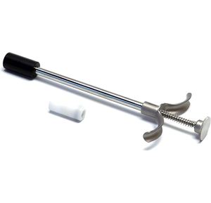 Pistola aplicadora de bolus pequeña con 2 copas intercambiables para ovejas y cabras, de acero inoxidable, 9-12 o 24 cm de largo, para ganado, veterinaria - Product Image 2