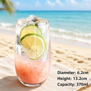 Gobelets à jus en verre de qualité supérieure, style Ins, avec personnalisation du logo pour hôtels, restaurants, cafés, usage domestique et bureautique - Product Image 4