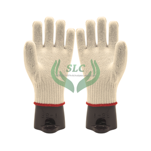 Guantes de trabajo de algodón de punto antideslizantes confiables para construcción y seguridad industrial Guantes de uso general - Product Image 5
