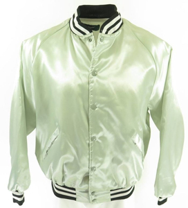 Veste universitaire personnalisée en toile satinée pour homme, grande taille, avec logo frontal uni, coupe-vent et respirante, vente en gros – Offre Spéciale - Product Image 1