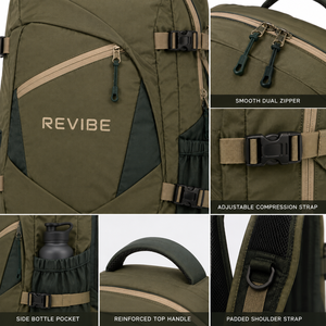 <b>Large</b> Capacity Hiking <b>Backpack</b> Camping Trekking Outdoor Travel Pack OEM ODM Wholesale Supplier Low MOQ - Product Image 6