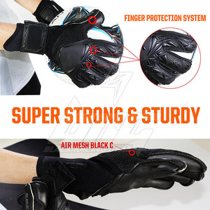 Football Goalkeeper <b>Gloves</b> Customized Professional Soccer Goalie <b>Gloves</b> High Grip Latex Palm Custom Finger Save Breathable Match - Product Image 2