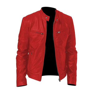 Veste en cuir décontractée pour homme, design tendance, prix abordable, couleur personnalisée, style unique, veste d'hiver - Product Image 1