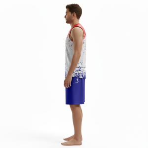 Custom Breathable Plus Size Summer Basketball Uniform Reversible High Quality Team Wear basketball Jersey and Short Set - Product Image 4