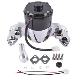 Pompa dell'Acqua Elettrica in Alluminio Cromato ad Alte Prestazioni per Motori V8 BBC Big Block Chevy 396 427 454 Modello 8020C - Product Image 4