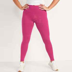Leggings Deportivos para Mujer Talla Grande, Leggings de Yoga de Cintura Alta, Lisos, Ajustados, Elásticos e Informales para Damas - Product Image 3