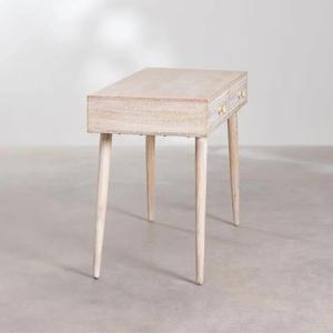 Bureau Vandana Hexa Grand en bois de manguier Aveeno (bois massif) - Product Image 3