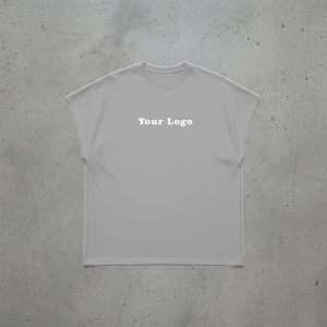 T-shirt vintage oversize pour homme, 100% coton, tissu molletonné lourd 220g, séchage rapide, logo personnalisé, col rond, style streetwear - Product Image 2