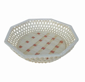 Vente en gros Panier de rangement rectangulaire en bambou Style vintage 100% Matériau naturel du Vietnam - Product Image 3