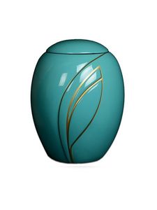 Modern Metal Cremation Urn Round Contemporary Design Copper Black Sympathy <b>Gift</b> <b>Memorial</b> Container Jar Pot - Product Image 4