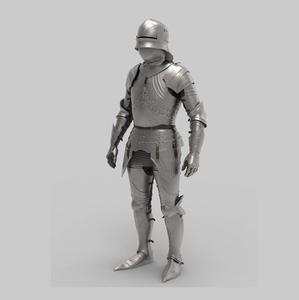 Meilleures ventes : Armure complète en métal de style vintage, conçue pour la décoration de châteaux et les espaces intérieurs thématiques - Product Image 1