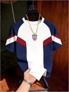 เสื้อฟุตบอลบราซิลสำหรับผู้ชาย พิมพ์ลายตัวอักษร เสื้อยืดคอกลมแขนสั้น - Product Image 2