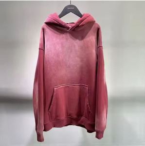 Sweat-shirt à capuche pour homme, style rétro, tissu doux, pull-over, vêtements décontractés chauds, streetwear, pour la vente en gros - Product Image 3