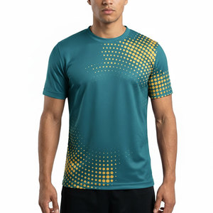 Custom Sublimation Sports T <b>Shirt</b> Men Quick Dry Fitness Gym Wear Soccer Jersey Training <b>Shirt</b> Bulk Manufacturer - Product Image 1