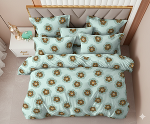 Juego de Sábanas Ajustables de Microfibra Estampada de 4 Piezas, 400 Hilos, Estilo Moderno, Acabado Suave, Comodidad Inspirada en Hoteles - Product Image 2