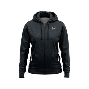 Sudadera con capucha y cremallera de poliéster/algodón personalizada para mujer, de secado rápido, cortavientos, ecológica, la más vendida, conjunto de 4 piezas. - Product Image 2