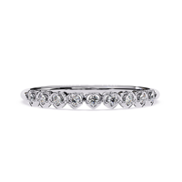 Bague unisexe en or 10 carats avec diamant de laboratoire à précision exceptionnelle, taille Cœur et Flèches, finition polie miroir, ajustement confortable et structurelle, bande intérieure