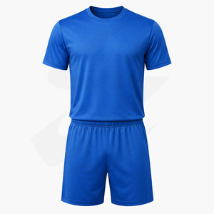 Maillot de football personnalisé en gros, uniforme de football 100% polyester respirant en maille, faible MOQ, directement de l'usine - Product Image 2