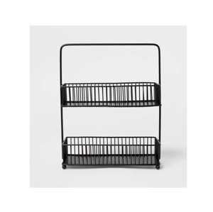 3 Tier Pull Out Cabinet Spice Rack Organizer Sliding Metal Wire <b>Storage</b> Basket Tray Wall Mounted <b>Kitchen</b> Pantry <b>Cupboard</b> Shelf - Product Image 2