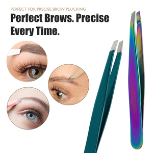 แหนบถอนขนคิ้วสแตนเลสแบบปลายเฉียง น้ำหนักเบา เป็นมิตรกับสิ่งแวดล้อม ปรับแต่งได้ พร้อมโลโก้ตามสั่ง - Product Image 4