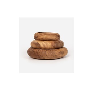 Tazón de Madera Biodegradable Hecho a Mano, Ecológico, Artesanía Premium, Duradero, Arte Moderno, para Comida en la Mesa - Product Image 5