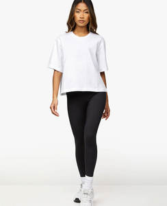 Camiseta de Verano 2026 con Estampado Gráfico para Mujer, Apliques con Cremallera, 100% Algodón, Corte Ajustado, Estilo Urbano, Manga Corta, Top Corto Informal - Product Image 3