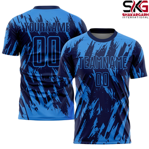 Conjunto de Uniforme de Fútbol Sublimado Personalizado, Transpirable, de Secado Rápido, Manga Corta, con Nombre del Equipo y Logotipo, Unisex - Product Image 2